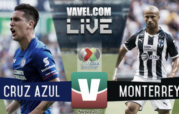 Resultado y goles de Cruz Azul (1-1) Monterrey en Liga Mx