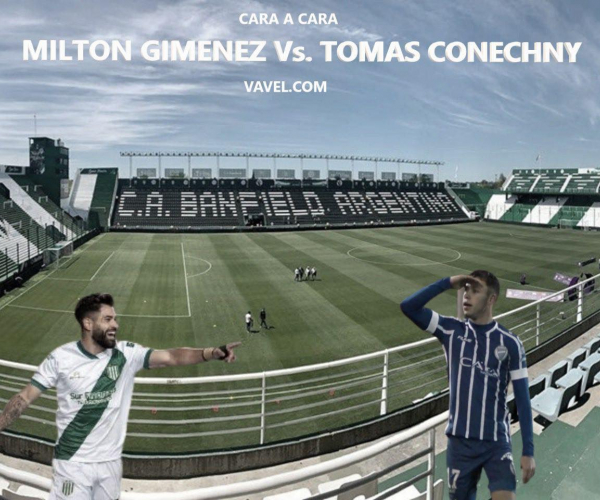 Milton Giménez vs Tomás Conechny:
goleadores de gran momento frente a frente en el Lencho