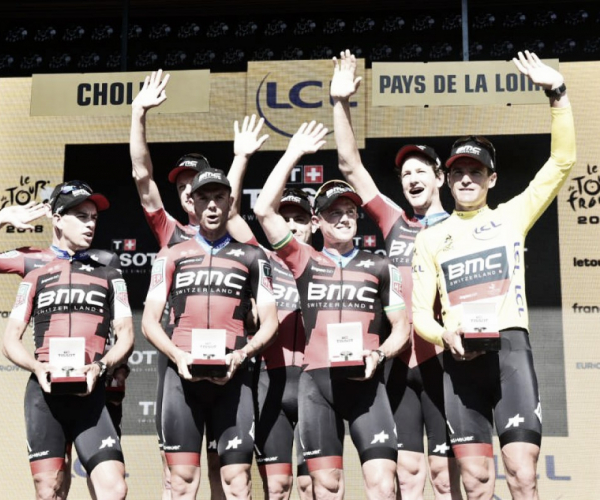 Tour de Francia 2018, etapa 3: el BMC ganó la contrarreloj por equipos