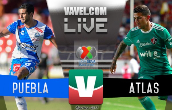 Resultado y goles del Puebla 1-2 Atlas de la Liga MX 2017