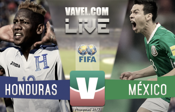 Resultado Honduras 3-2 México por Hexagonal CONCACAF 2017