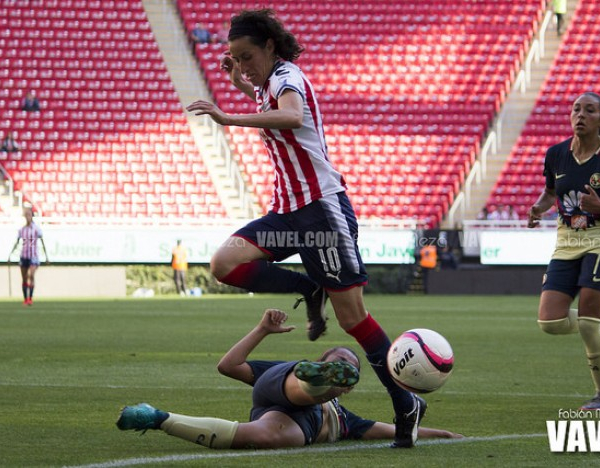 Fotos e imagénes del Chivas vs América Semifinal Ida Liga Femenil MX