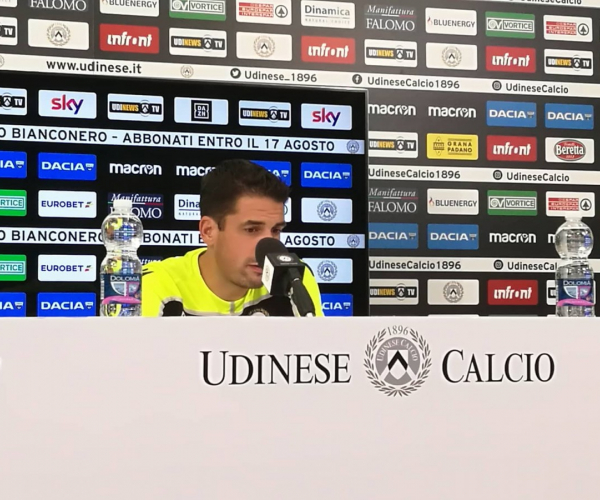 Udinese - Velazquez: "Stiamo bene, attenzione al Benevento, ma vogliamo vincere"