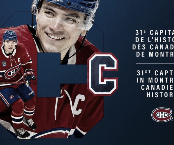 Nick Suzuki nuevo capitán de Montreal Canadiens