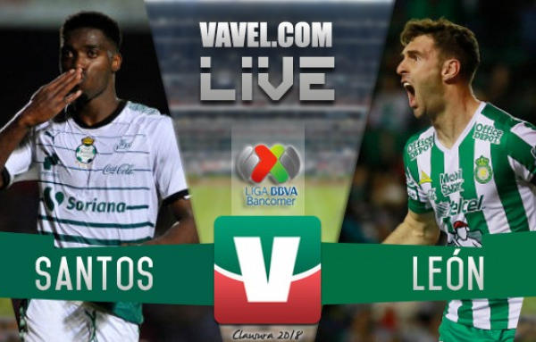 Partido Santos Laguna vs León en vivo online en Liga MX 2018