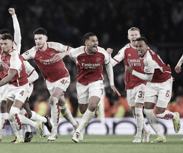 Arsenal volta às quartas de final da Champions League após 14 anos
