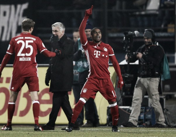 Bundesliga, al Bayern basta un gioiello di Douglas Costa: Darmstadt battuto a domicilio