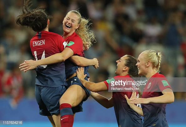 Women’s World Cup: Norway 1(4)-1(1) Australia