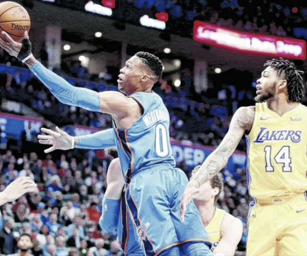 Lakers anula a OKC en la prórroga