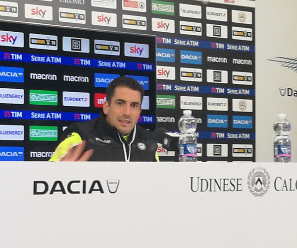 Udinese - Velazquez: "Match di altissimo livello, ma ce la metteremo tutta per vincere"
