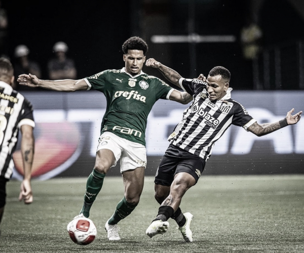 Santos e Palmeiras se enfrentam no jogo de ida da final do Paulistão