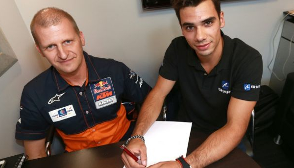 Miguel Oliveira con Red Bull KTM Ajo nel 2015