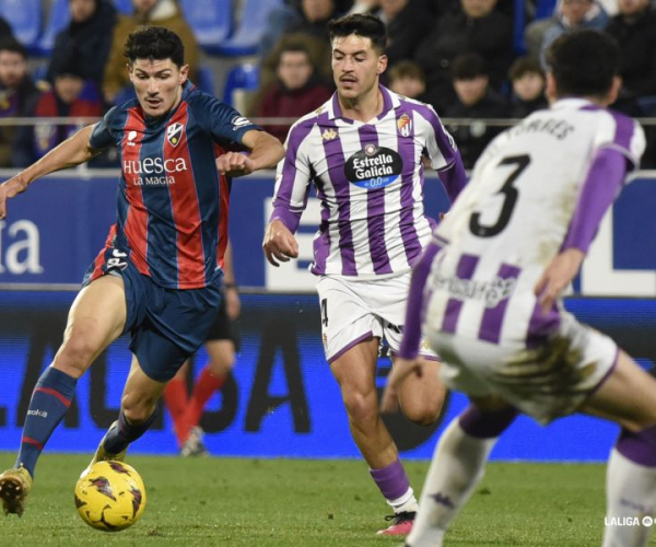 19 partidos han enfrentado al Real Valladolid y a la S.D Huesca