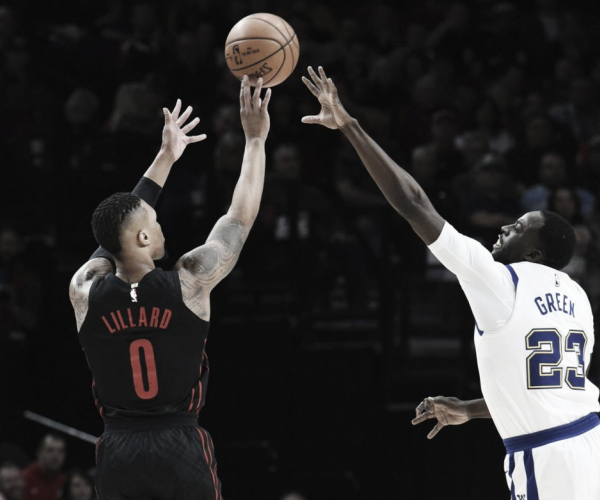 Momentazo NBA: Lillard y McCollum, el 'backourt' más en forma de la liga, fulmina a los Warriors