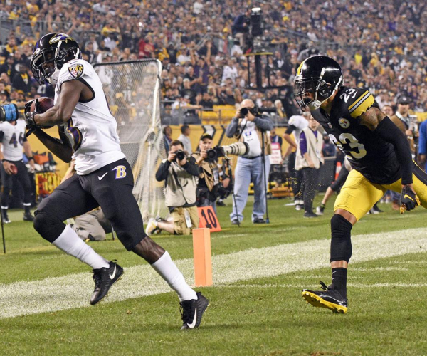 Baltimore Ravens win on the road against the Pittsburgh Steelers