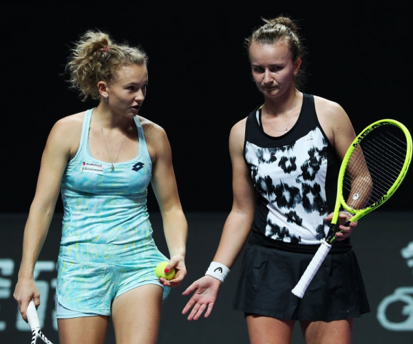 WTA Finals: Barbora Krejcikova and Katerina Siniakova off to fantastic start