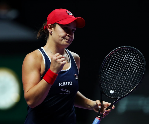 WTA Finals: Barty claims confident win over erratic Kvitova