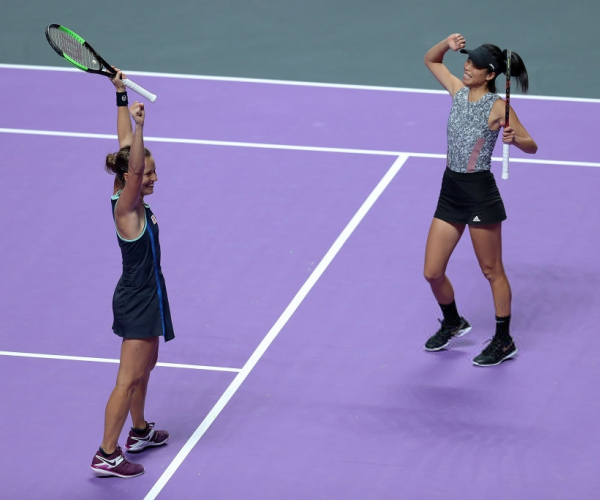 WTA Finals: Hsieh and Strycova roll into the final