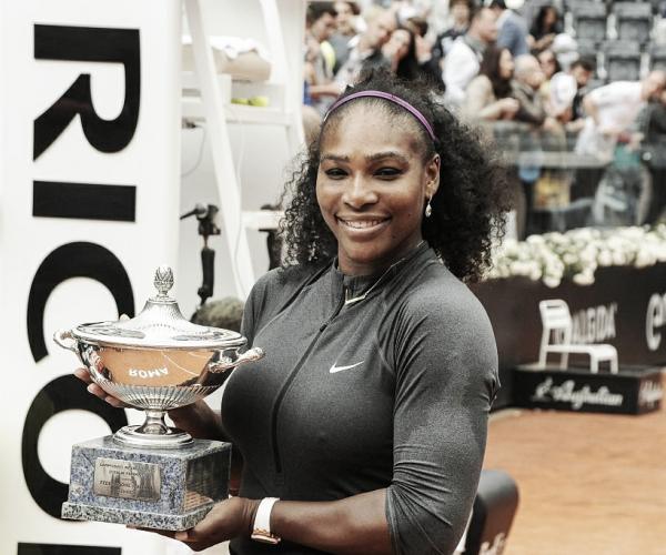 WTA Weekly Ledger: Serena Williams lifts first title of 2016 in Rome