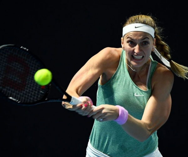 WTA Miami: Petra Kvitova maintains spotless record
over Alizé Cornet into third round