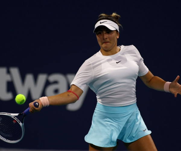 WTA Miami: Bianca Andreescu fights past Amanda
Anisimova in a three-set epic