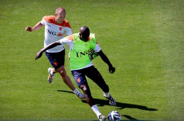 Mondiali, Olanda: tensione in allenamento fra Martins Indi e Robben