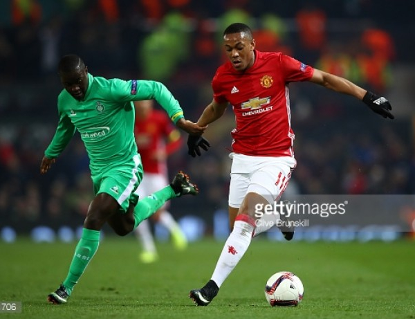 Manchester United Player Ratings vs St. Etienne - Martial performs again