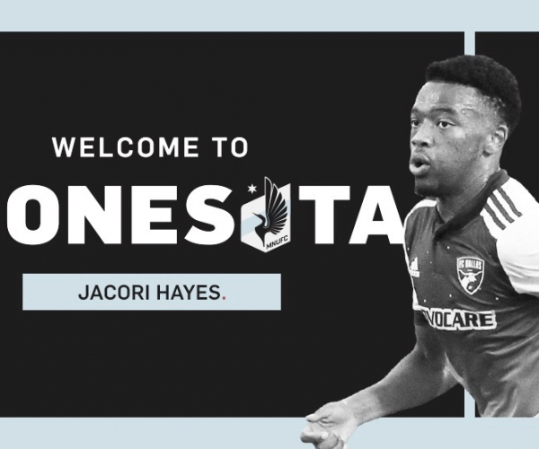 Minnesota United FC se
refuerza con Jacori Hayes