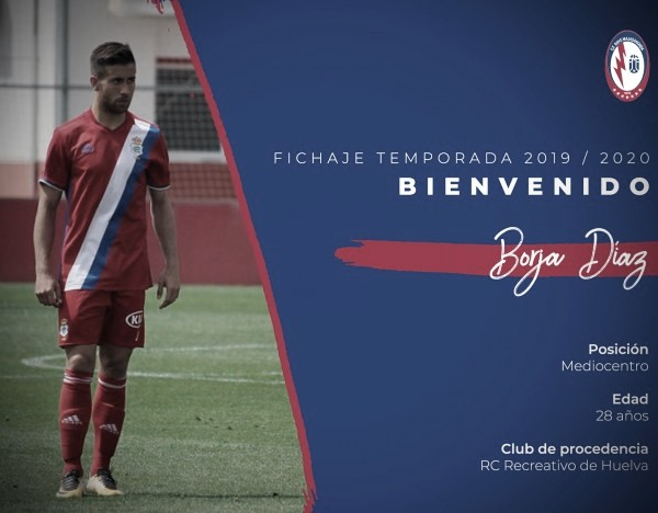 Borja Díaz,
nuevo refuerzo para el centro del campo del CF Rayo Majadahonda