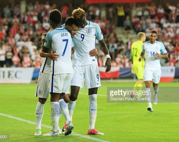 England U21 3-0 Poland U21: Three Lions ease into semi-finals with routine victory over ten-man hosts