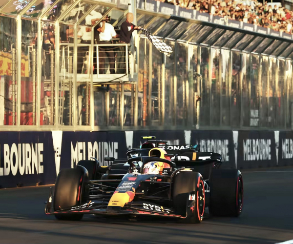 Max Verstappen gana en un muy accidentado GP de Australia; Checo Pérez termina quinto