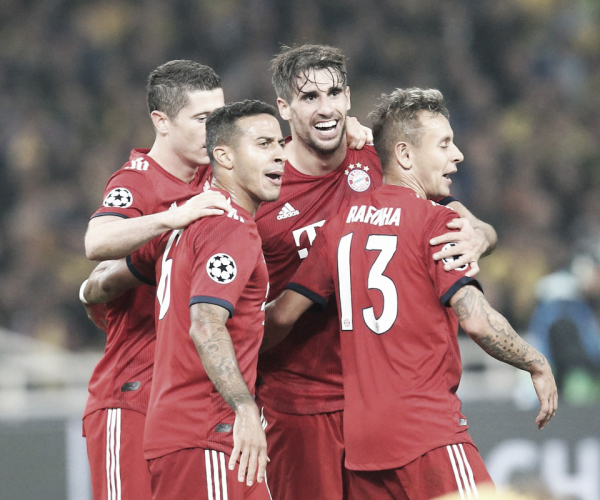 Bayern de Munique encontra dificuldades, mas vence AEK Atenas fora de casa