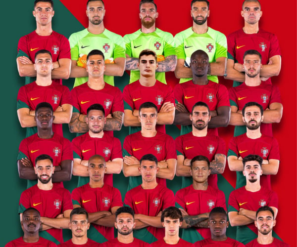 Portugal hace oficial sus 26 convocados para Qatar