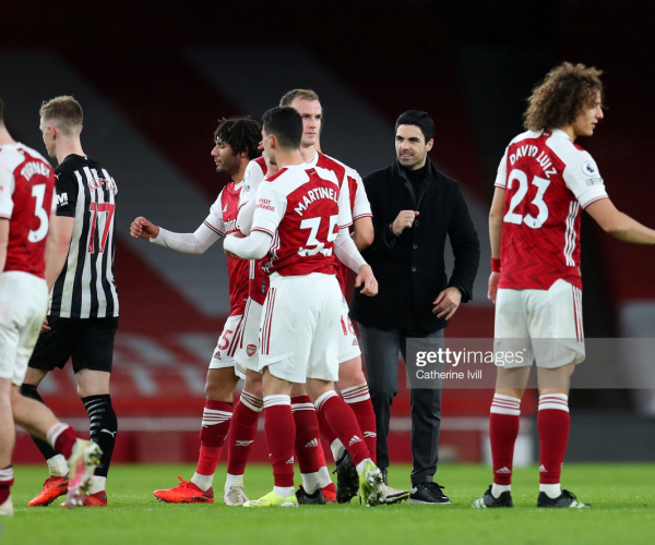 Arsenal 3-0 Newcastle: Aubameyang brace helps Gunners ease to victory  