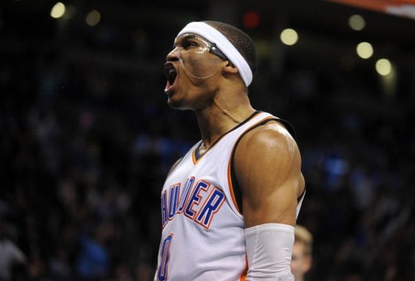 Russell Westbrook Notches Fourth Consecutive Triple Double to Lead Thunder Past 76ers