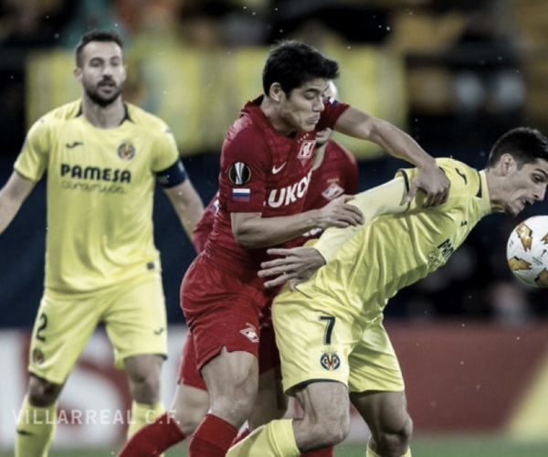 Villarreal vence lanterna Spartak Moscou e se classifica como primeiro no grupo G 