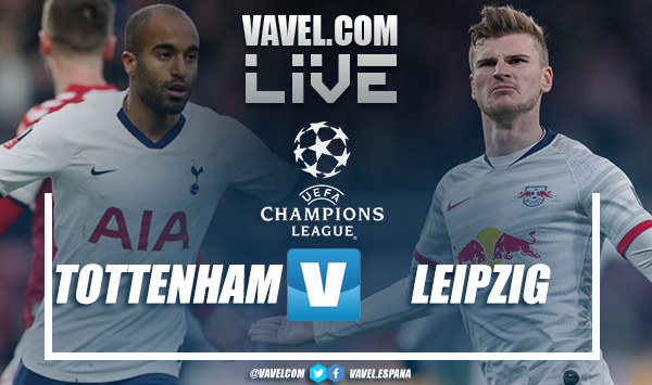 Resumen del Tottenham Hotspur  0-1 RB Leipzig en la ida de los Octavos de la Champions League 2020