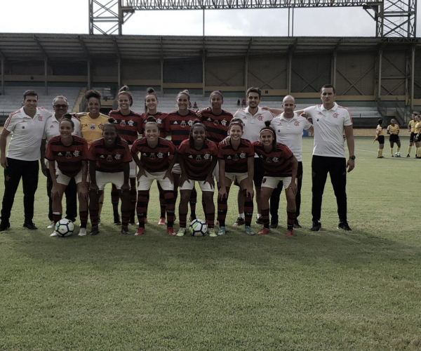 Flamengo massacra Vitória-PE e assume liderança do Campeonato Brasileiro de Futebol Feminino