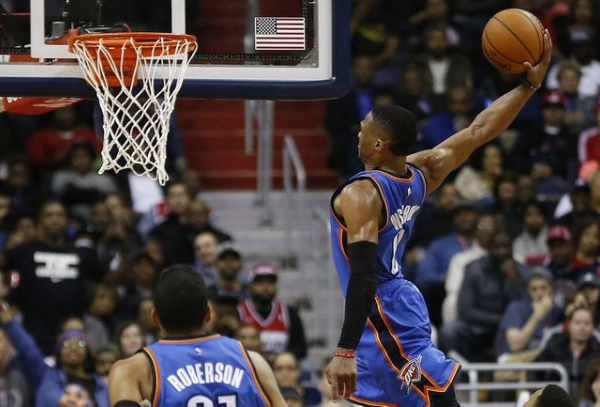 Russell Westbrook's Triple-Double Leads Oklahoma City Thunder Over Washington Wizards, 125-101
