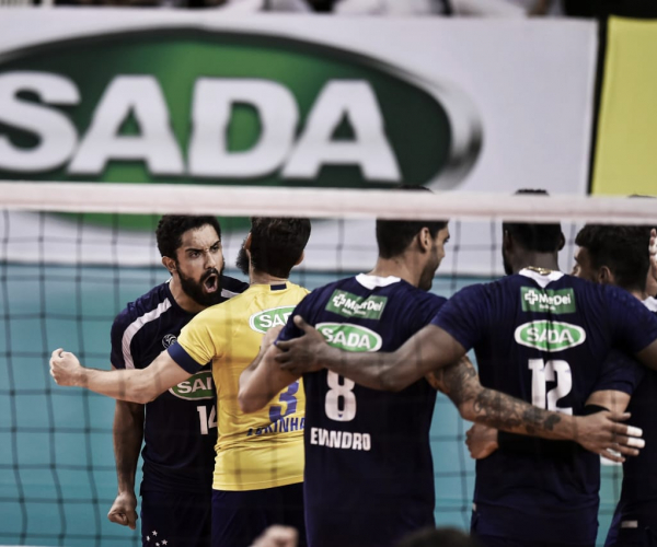 Sada Cruzeiro sofre apagão, mas vence FIAT/Minas pela Superliga Masculina