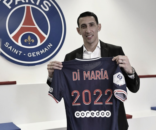 PSG oficializa renovação contratual com Di María: "Muito feliz e importante para mim"