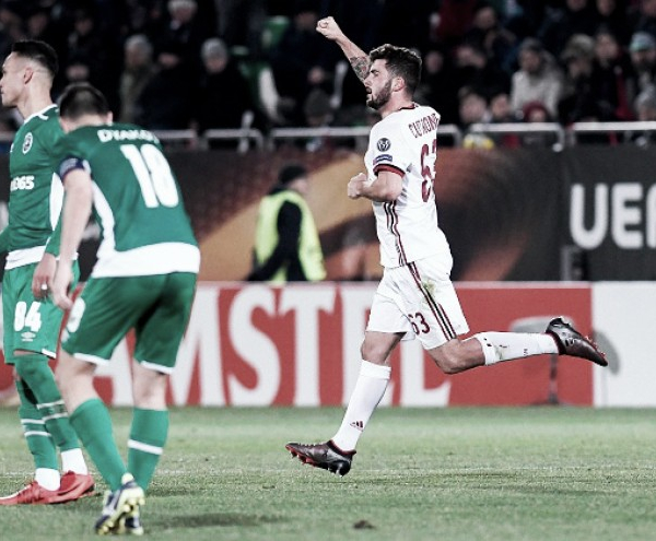 Cutrone marca de novo, Milan vence Ludogorets e abre vantagem nos 16 avos de final da UEL