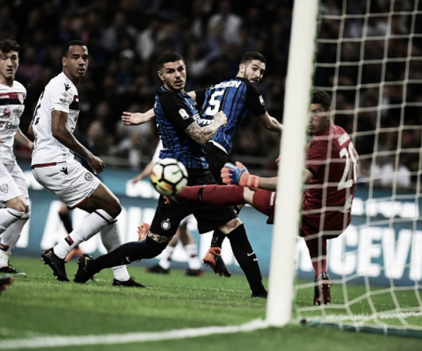 Internazionale passa fácil pelo Cagliari e reencontra caminho das vitórias na Serie A