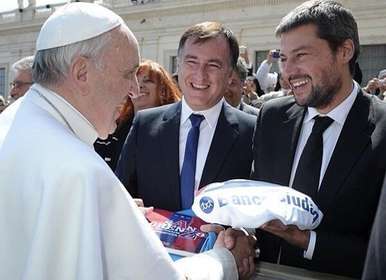 Lammens: “Nos llena de orgullo que el Papa sea de San Lorenzo”