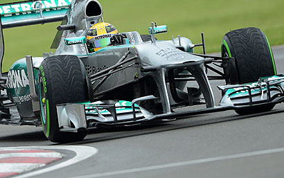 F1 : Hamilton poleman, 1ère ligne pour Mercedes !