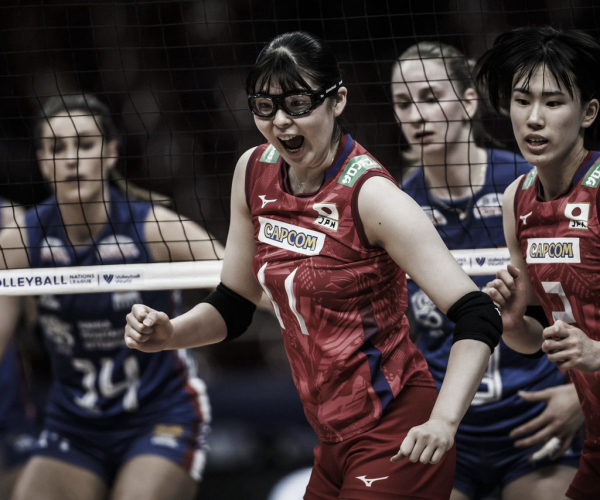 Pontos e melhores momentos Japão 3x0 Coreia do Sul pela Liga das Nações de vôlei feminino
