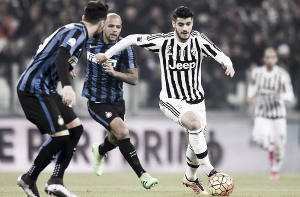 Juventus Vs Inter in Serie A 2015/2016 (2-0): Inter piegata dai gol di Bonucci e Morata