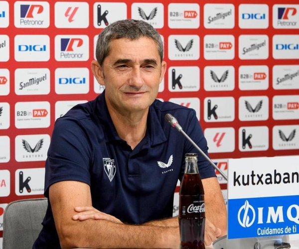 Ernesto Valverde: "Podemos ser los favoritos, pero eso no nos da ningún punto, así que habrá que luchar"