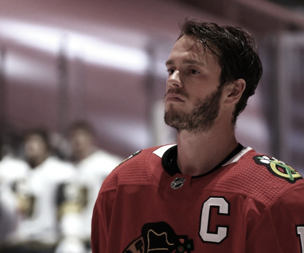 Jonathan Toews leaves questions about the Blackhawks' trade policy and his future