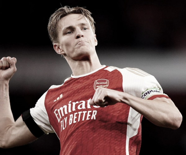 Arsenal aposta boa fase de Odegaard no clássico contra o Tottenham